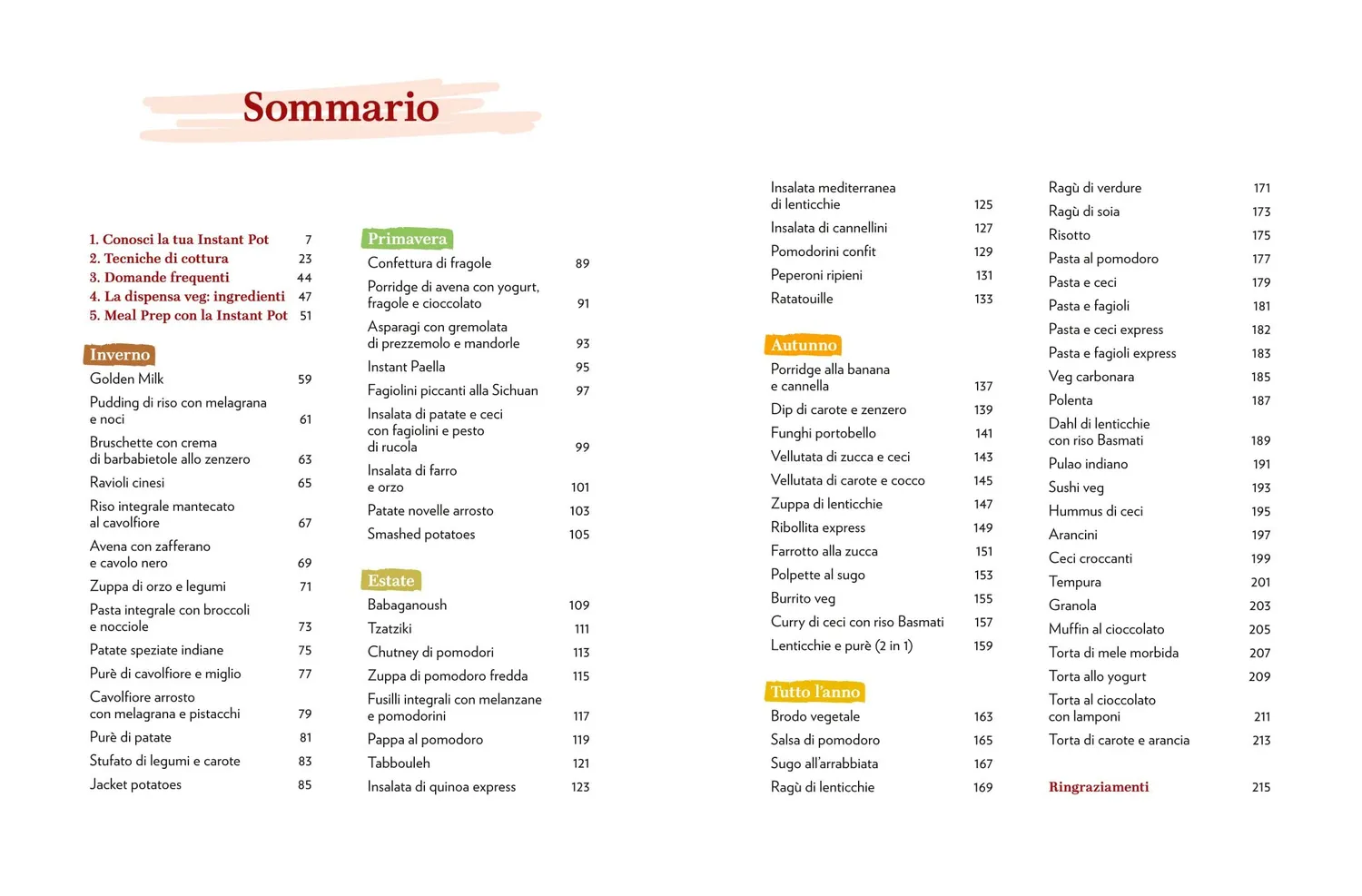 Instant Cucinare con Instant Pot Libro Ricette a Colori