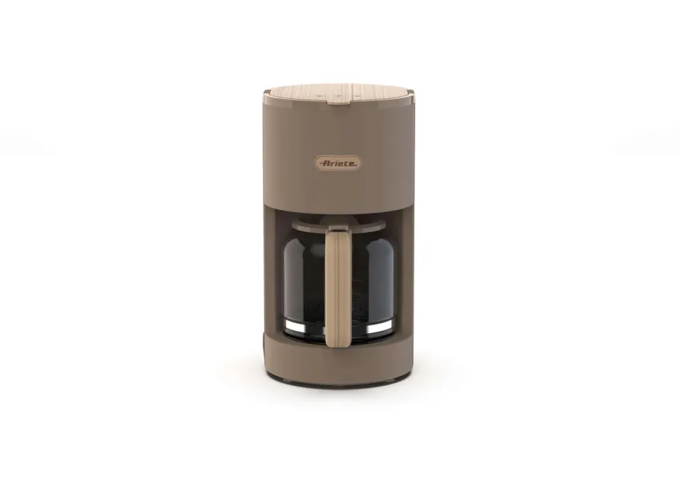 Ariete Breakfast Wood 1394 Macchina Caffè Americano Tortora 12 Tazze