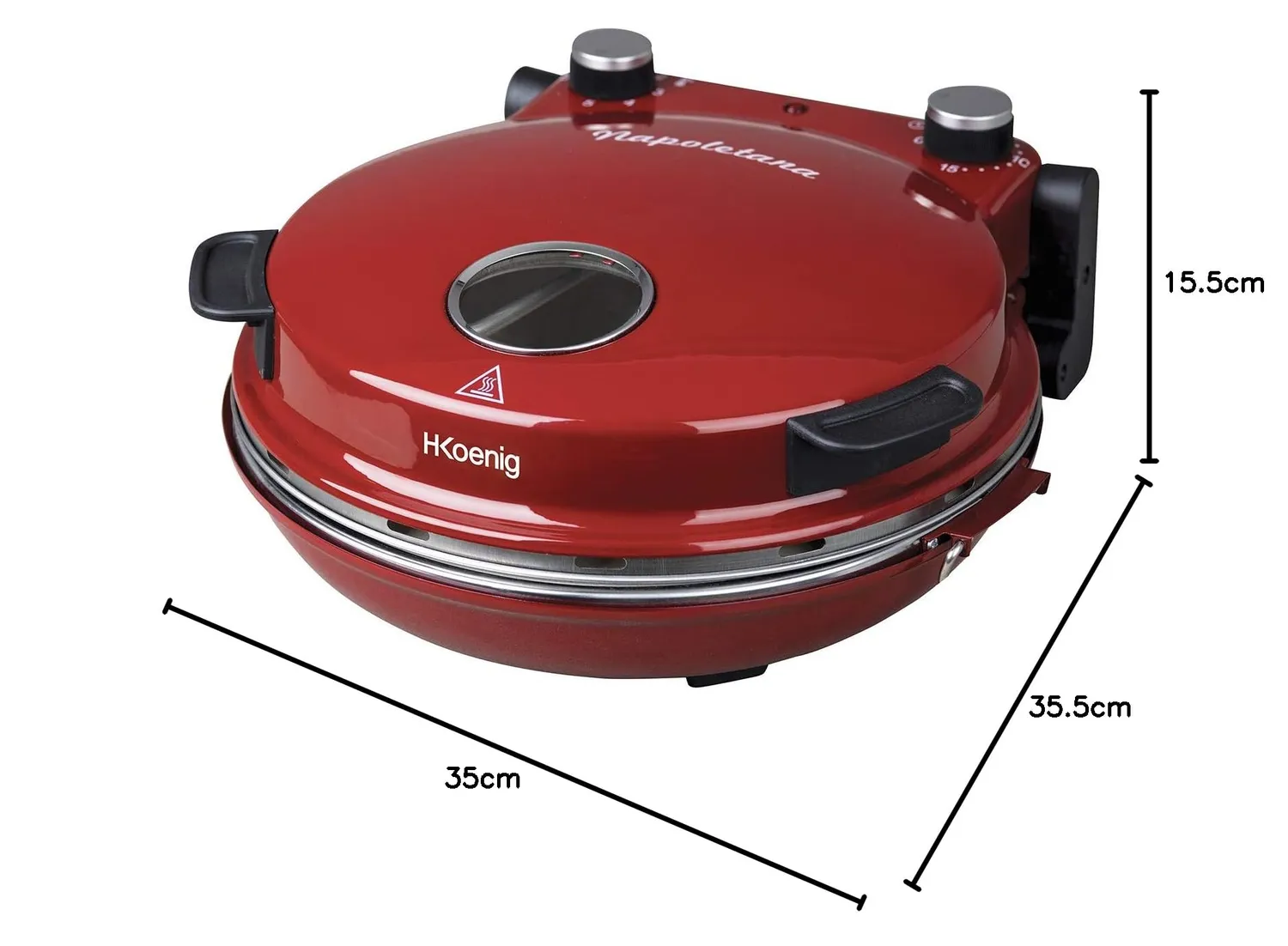H.Koenig NAPL350 forno pizza 32 cm 400°C pietra