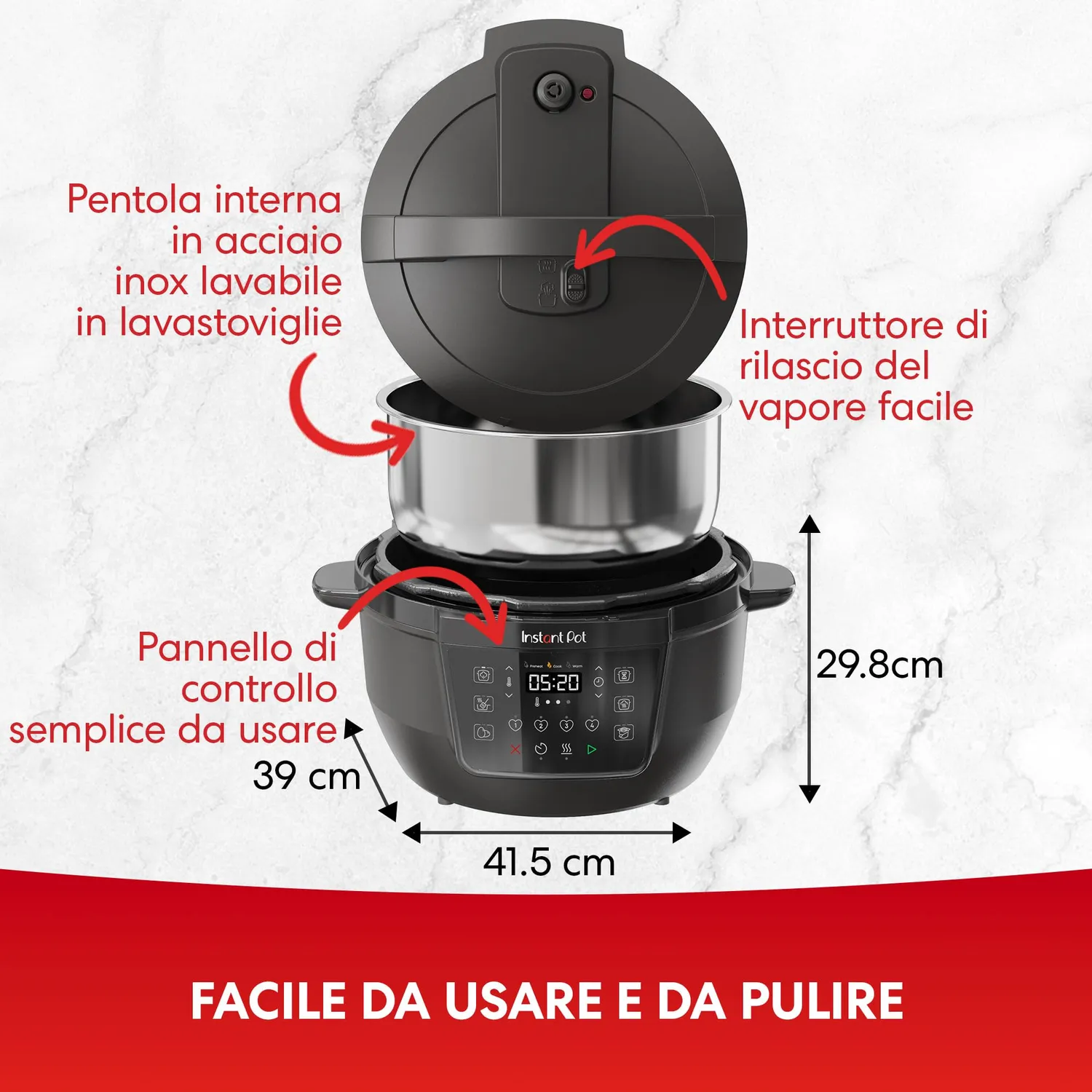 Instant Pot XL multicooker 7in1 7,1L pressione