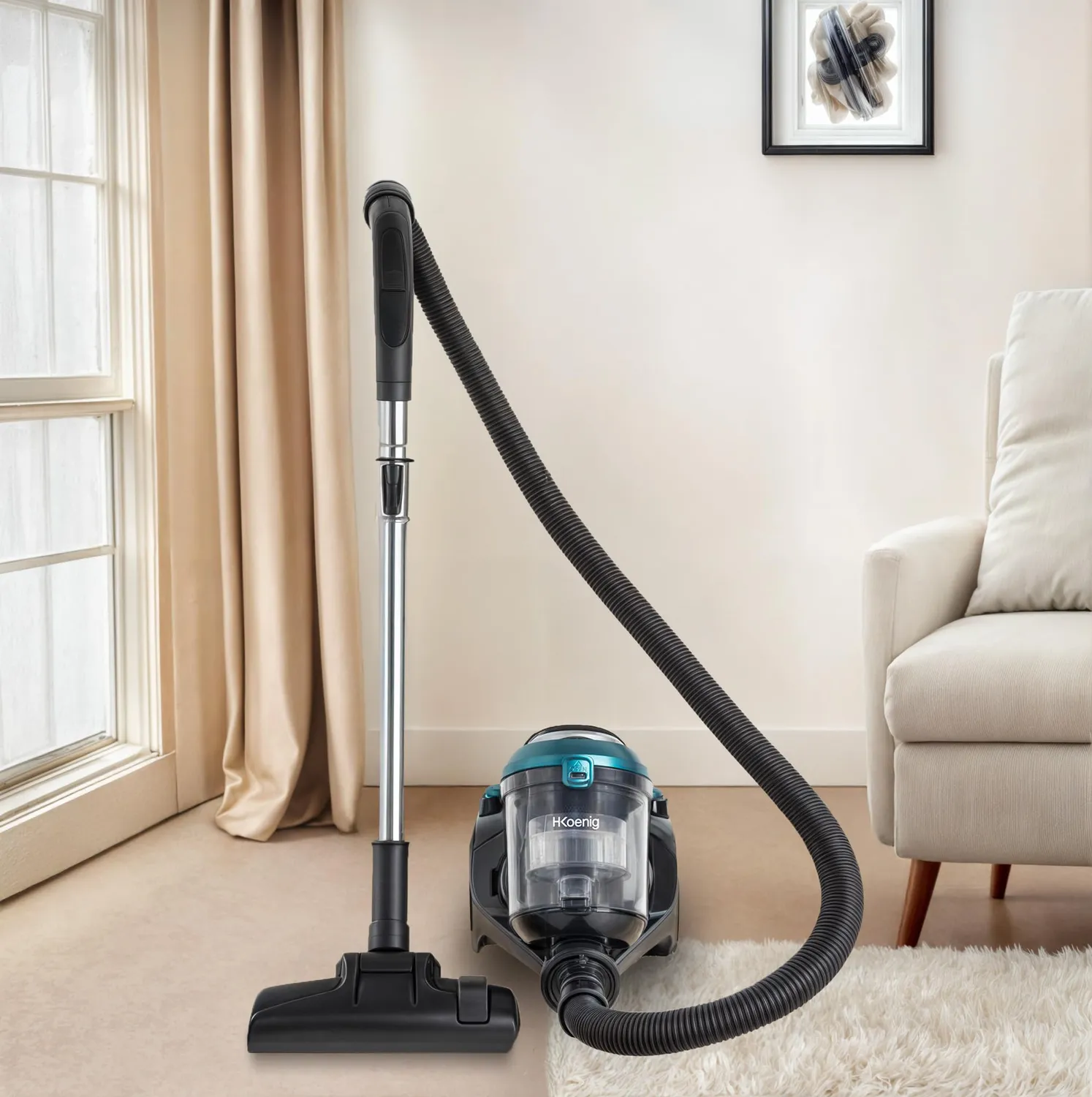 KOENIG STC62 aspirapolvere traino senza sacco blu