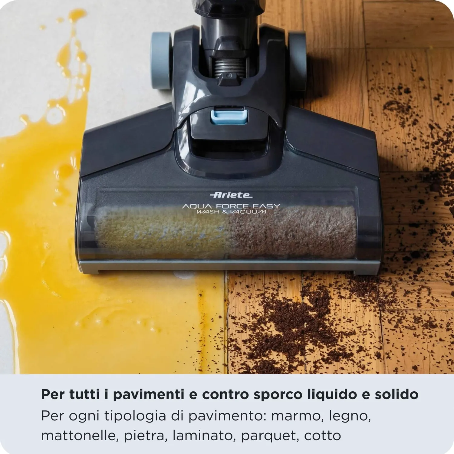 Ariete Aquaforce 2487 Lavapavimenti con Filo 600W