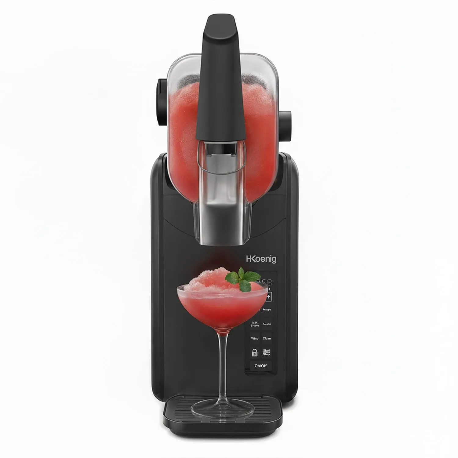 H.Koenig SLH800 Macchina per Granita 2,5L Nero 5 Modalità