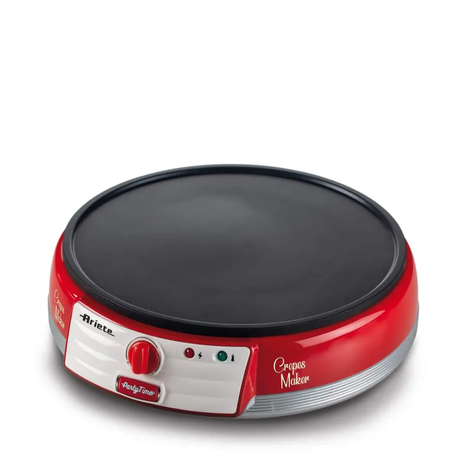 Ariete Party Time 202 crepiera elettrica rossa antiaderente