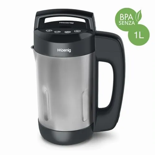 H.Koenig MXC20 Soup Maker 1,1L 850W Argento