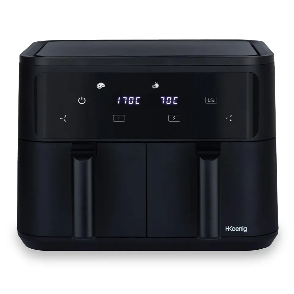 H.Koenig FRY900 Friggitrice ad Aria 9L Doppia Touch
