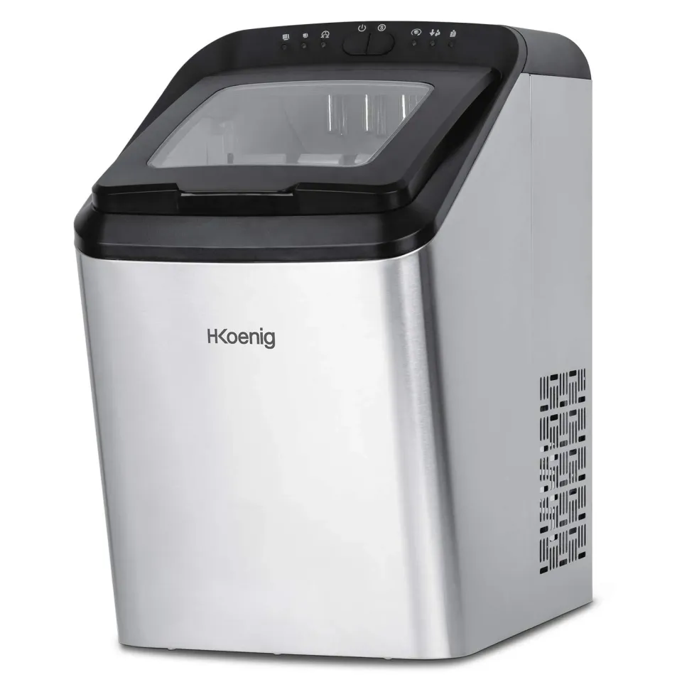 H.Koenig KBP40 macchina del ghiaccio 2,8 L inox 15kg
