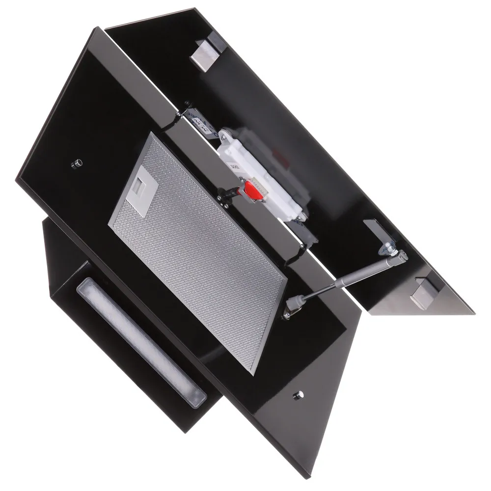 Akpo WK-11 Juno cappa sottopensile nera