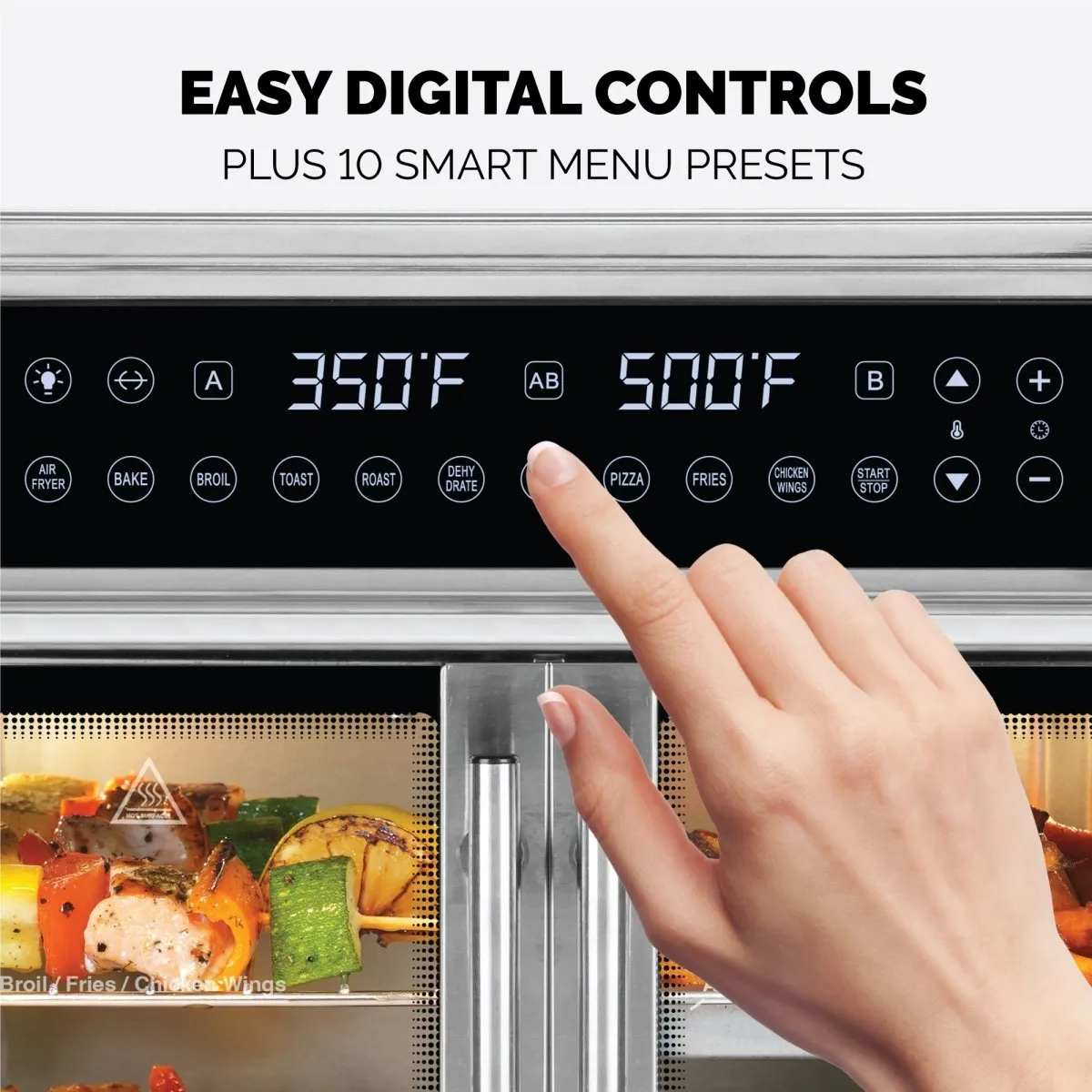 Kalorik MAXX Flex Trio forno friggitrice ad aria 26 Qt doppia zona