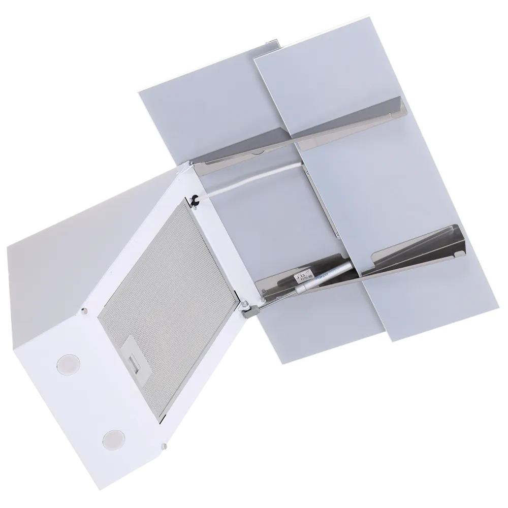 Akpo WK-4 Balance Gold 60 cappa sottopensile bianca