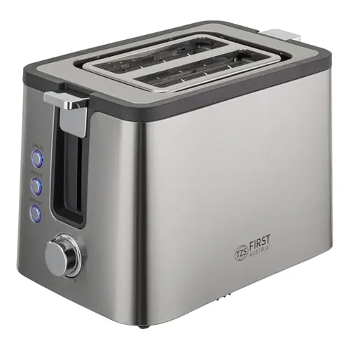 First Austria Tostapane 2 Fette Acciaio Inox 800W