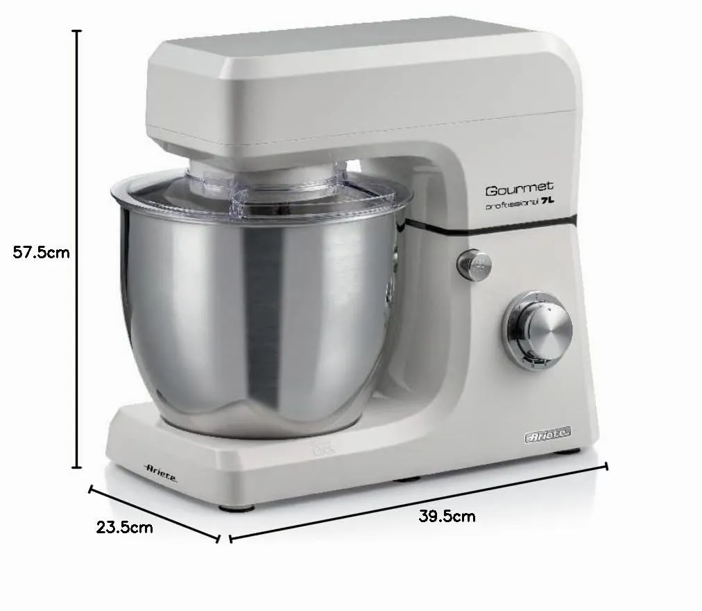 Ariete Gourmet Professional 1598/00 impastatrice planetaria bianco 7L 1200W