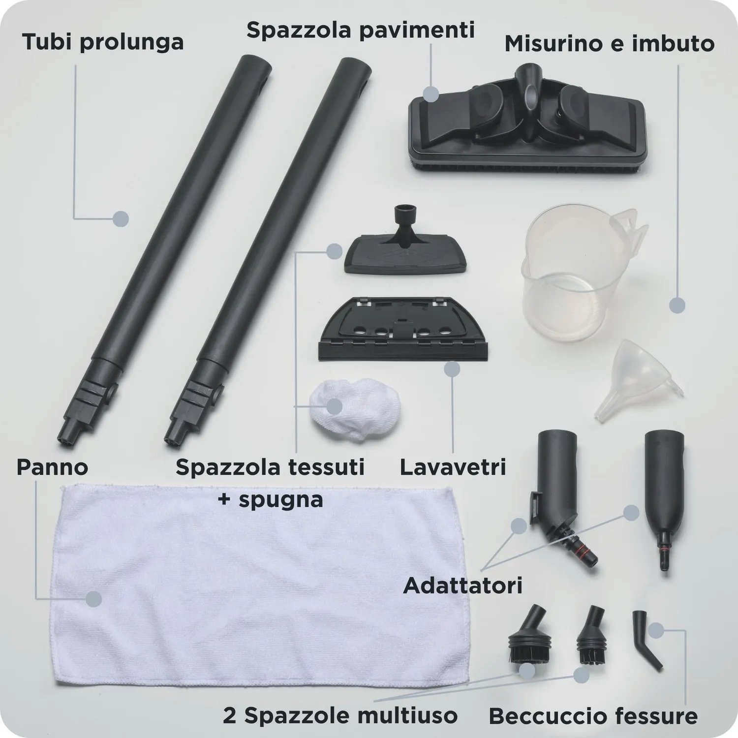 Ariete XVapor Deluxe 4146 pulitore a vapore 5 bar blu