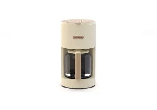 Ariete Breakfast Wood 1394 Macchina Caffè Americano Beige 12 Tazze