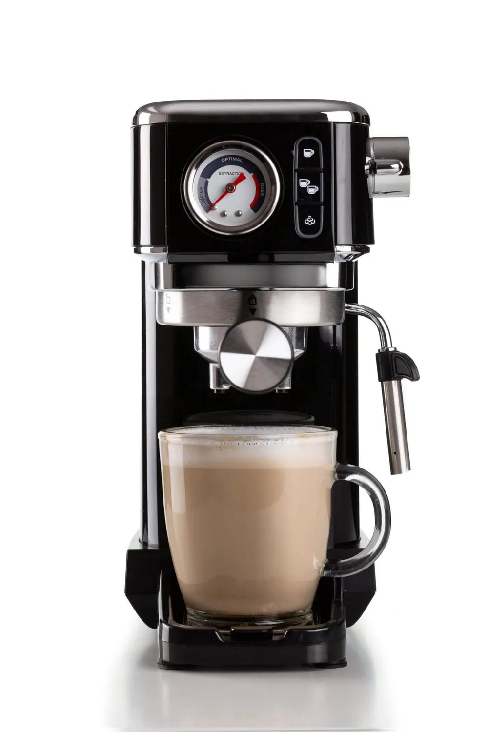 Ariete 1381 macchina espresso nera 15 bar manometro