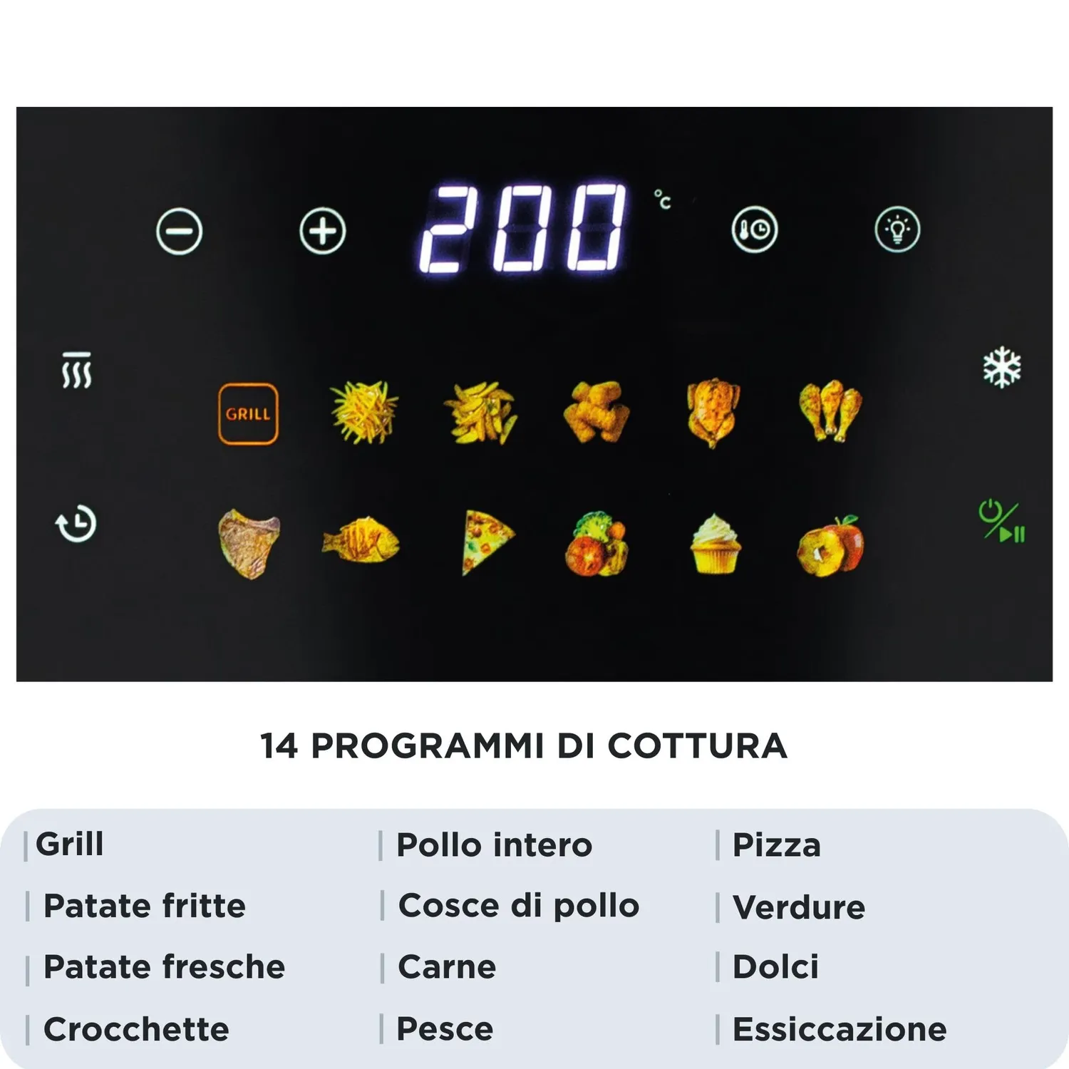 Ariete Air Fryer Grill 4642 Friggitrice ad Aria 10L Digital