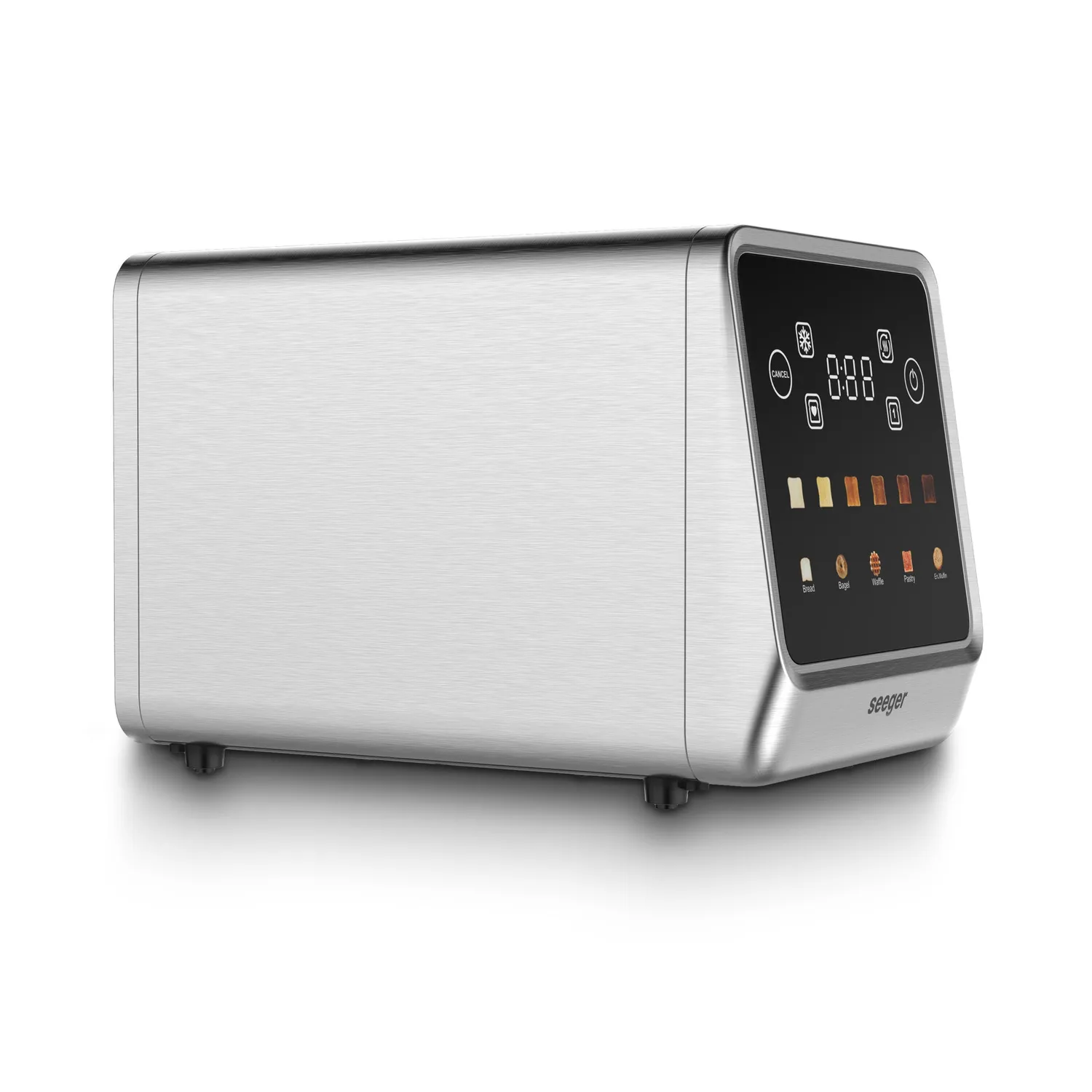 Seeger Digital Toaster tostapane acciaio inox touchscreen