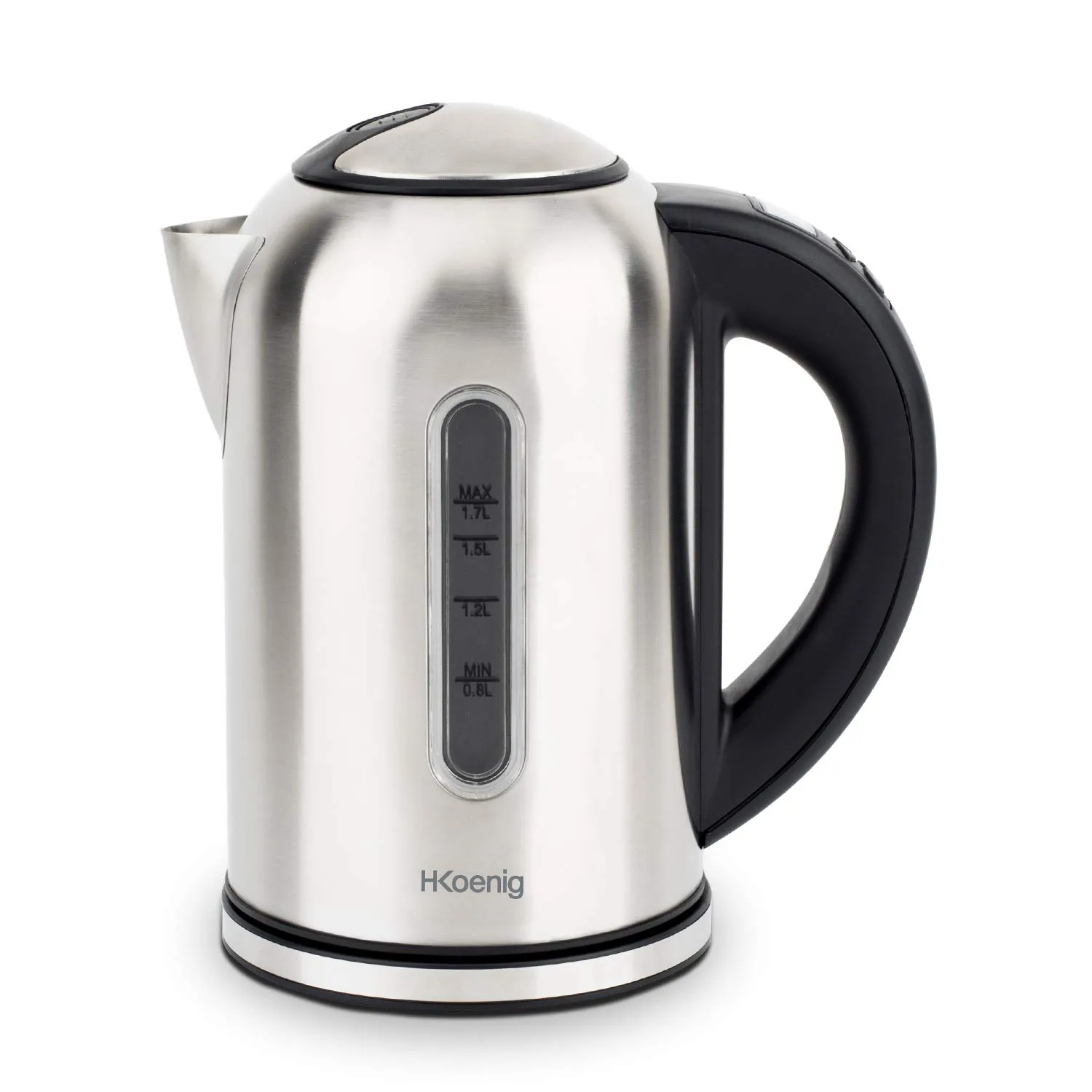 H.Koenig Bollitore 1,7L 40-100°C 2200W Argento