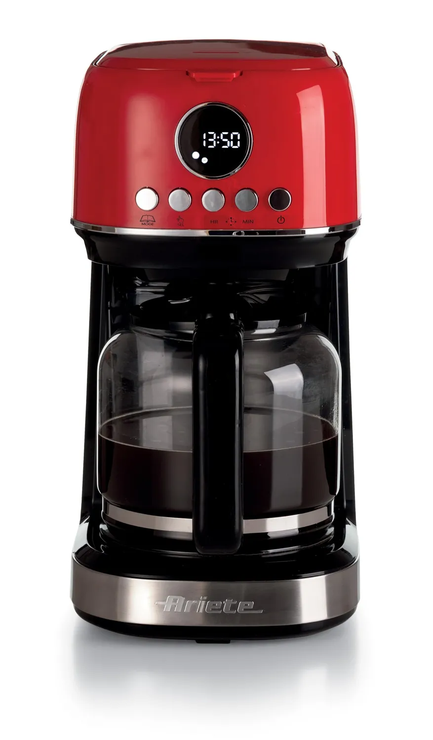 Ariete 1396 Moderna macchina caffè espresso rossa 15 bar