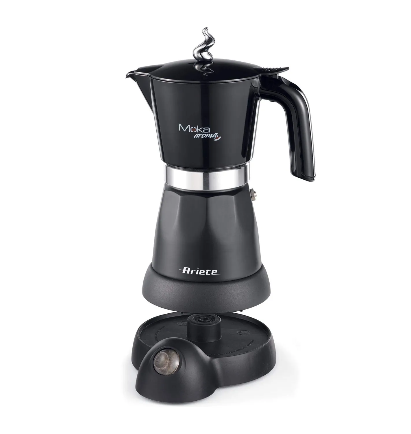Ariete Moka Aroma 1368 Moka Elettrica Nero 6 Tazze