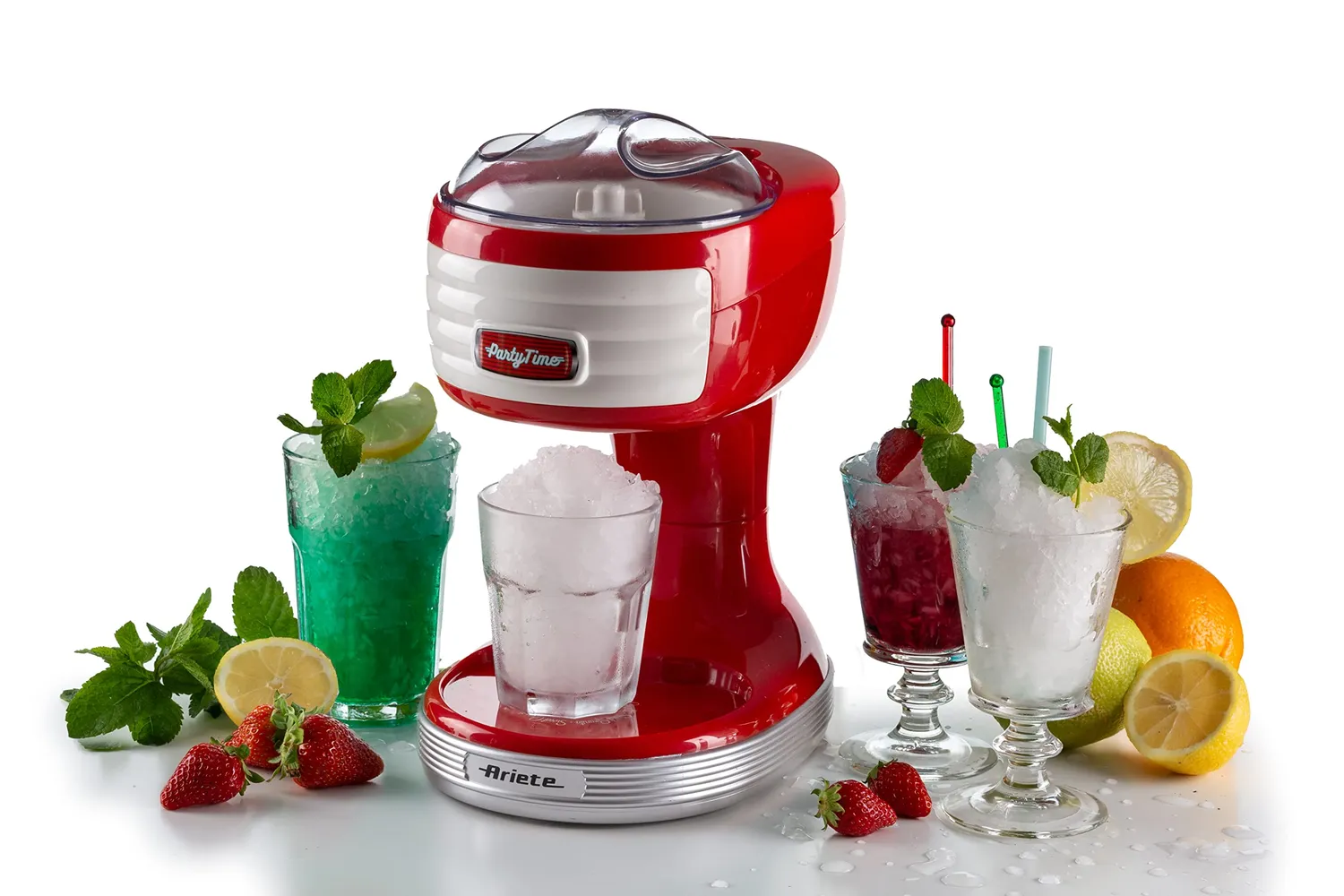 Ariete Party Time 76 Tritaghiaccio Rosso con Cestello
