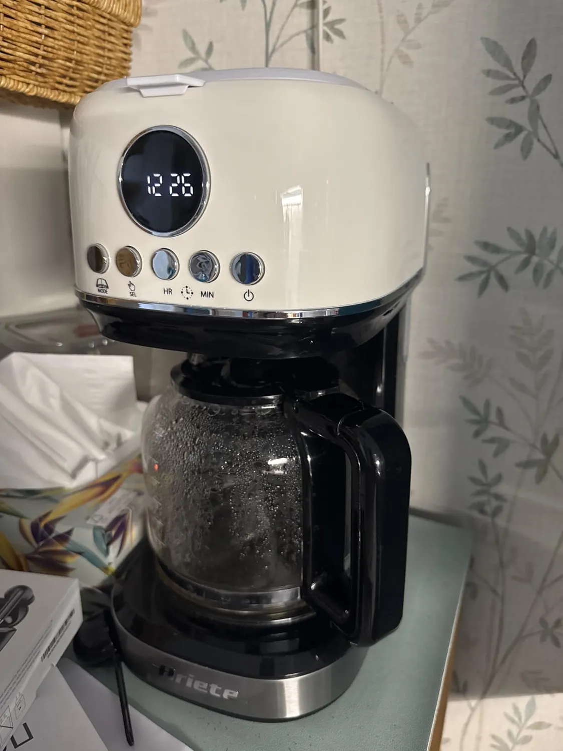Ariete 1396 Moderna macchina caffè espresso rossa 15 bar
