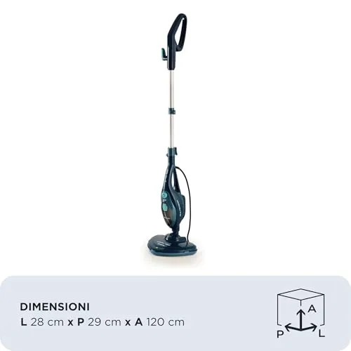 Ariete 4164 Steam Mop 10 in 1 scopa vapore blu