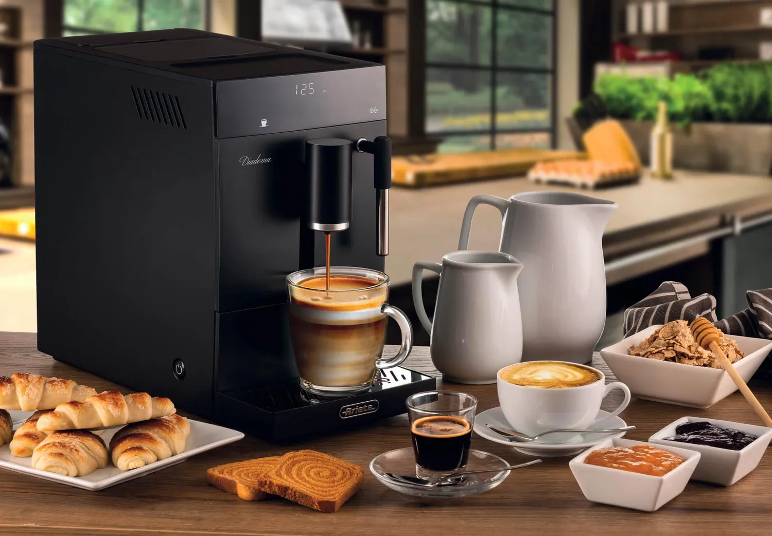 Ariete Diadema 1452 macchina caffè automatica nera