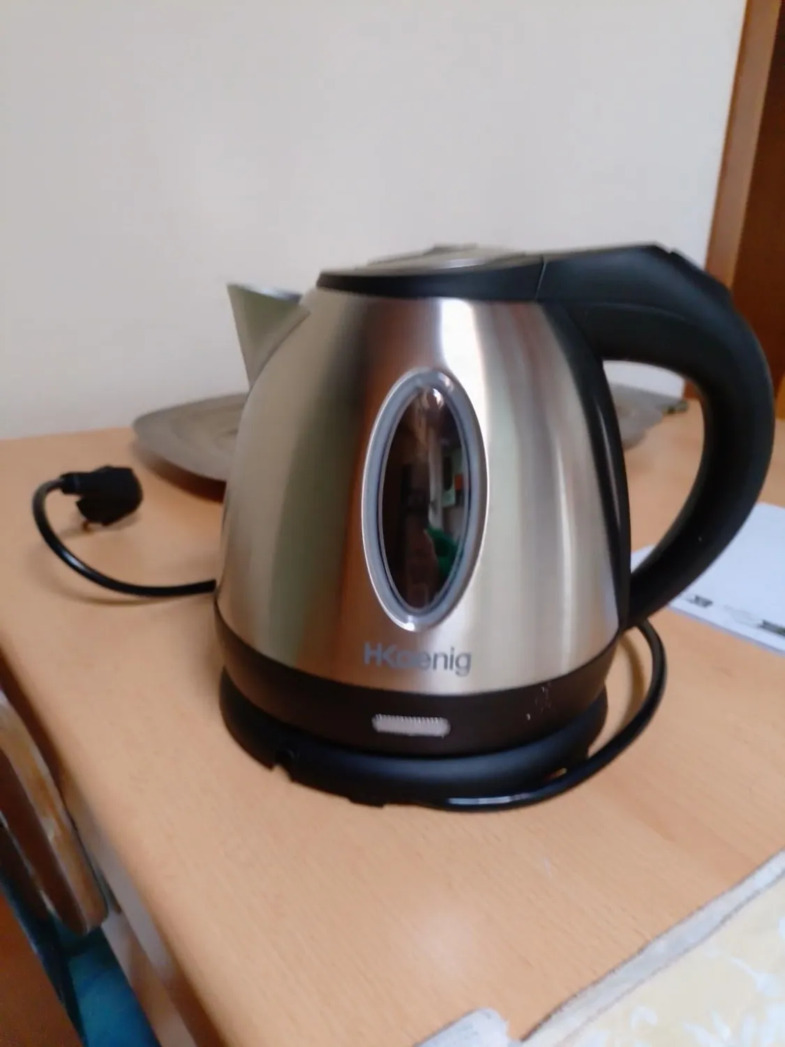 H.Koenig BO12 bollitore elettrico 1,2 L vetro 1630 W