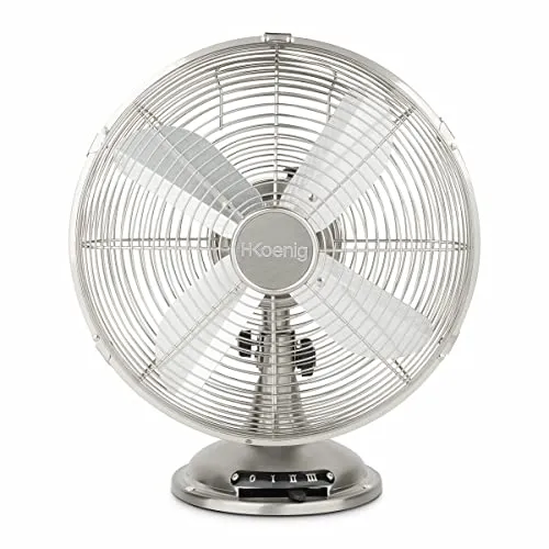 Koenig JOE48 Ventilatore da Tavolo Metallo 30 cm
