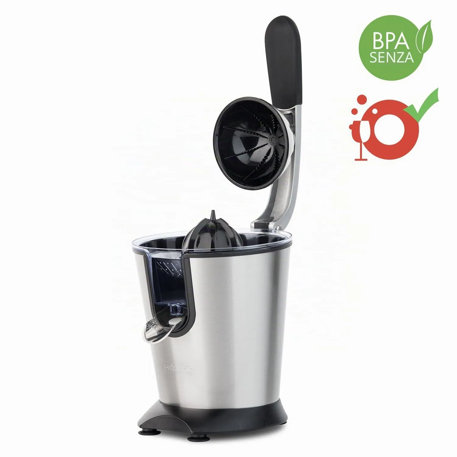 H.Koenig AGR80 spremiagrumi elettrico argento 160 W