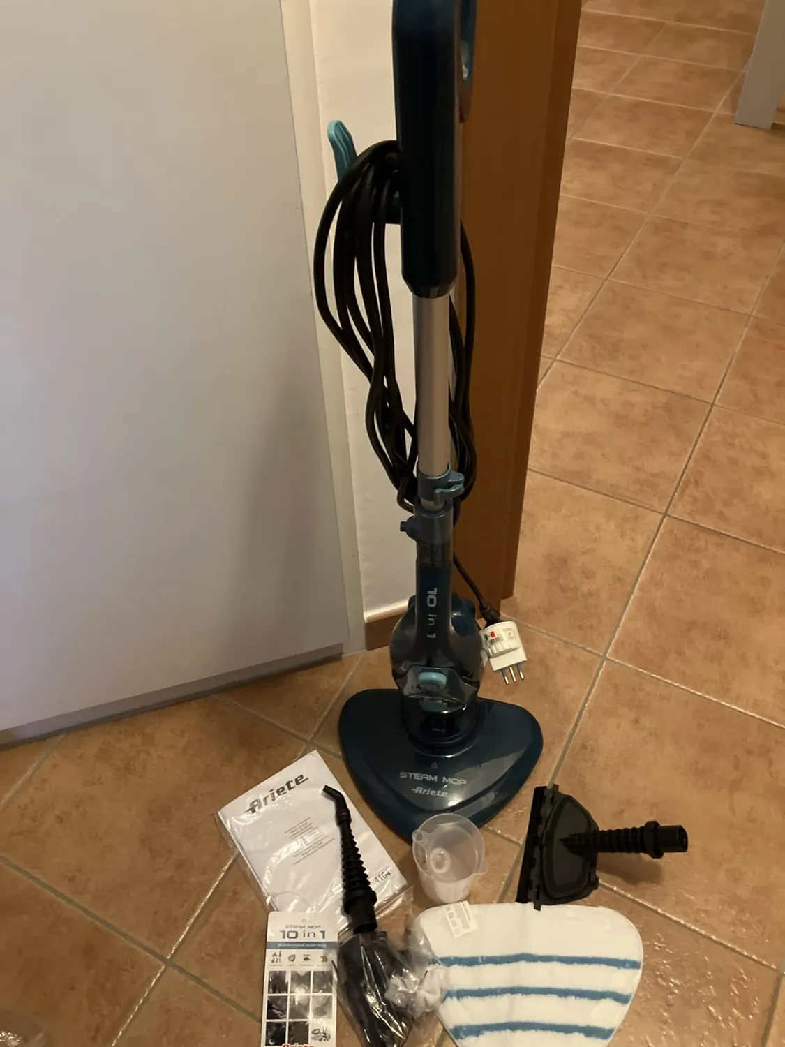 Ariete 4164 Steam Mop 10 in 1 scopa vapore blu