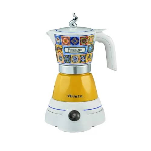 Ariete Moka Aroma Positano 1358/1P moka elettrica gialla 4 tazze