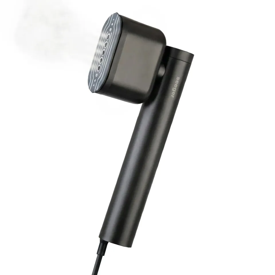 Seeger SuperSteam Stiratore a Vapore Verticale Nero Antipiega