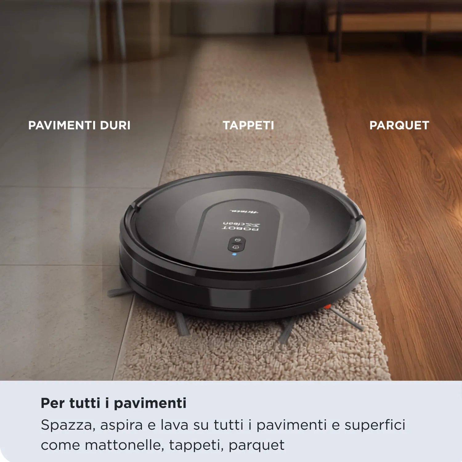 Ariete X-Clean 2719 robot aspirapolvere lavapavimenti wifi 3in1 HEPA