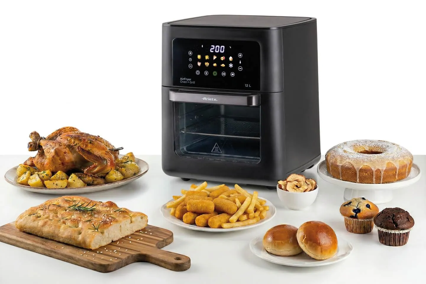 Ariete Air Fryer Oven Grill 4641 Friggitrice ad Aria 12L
