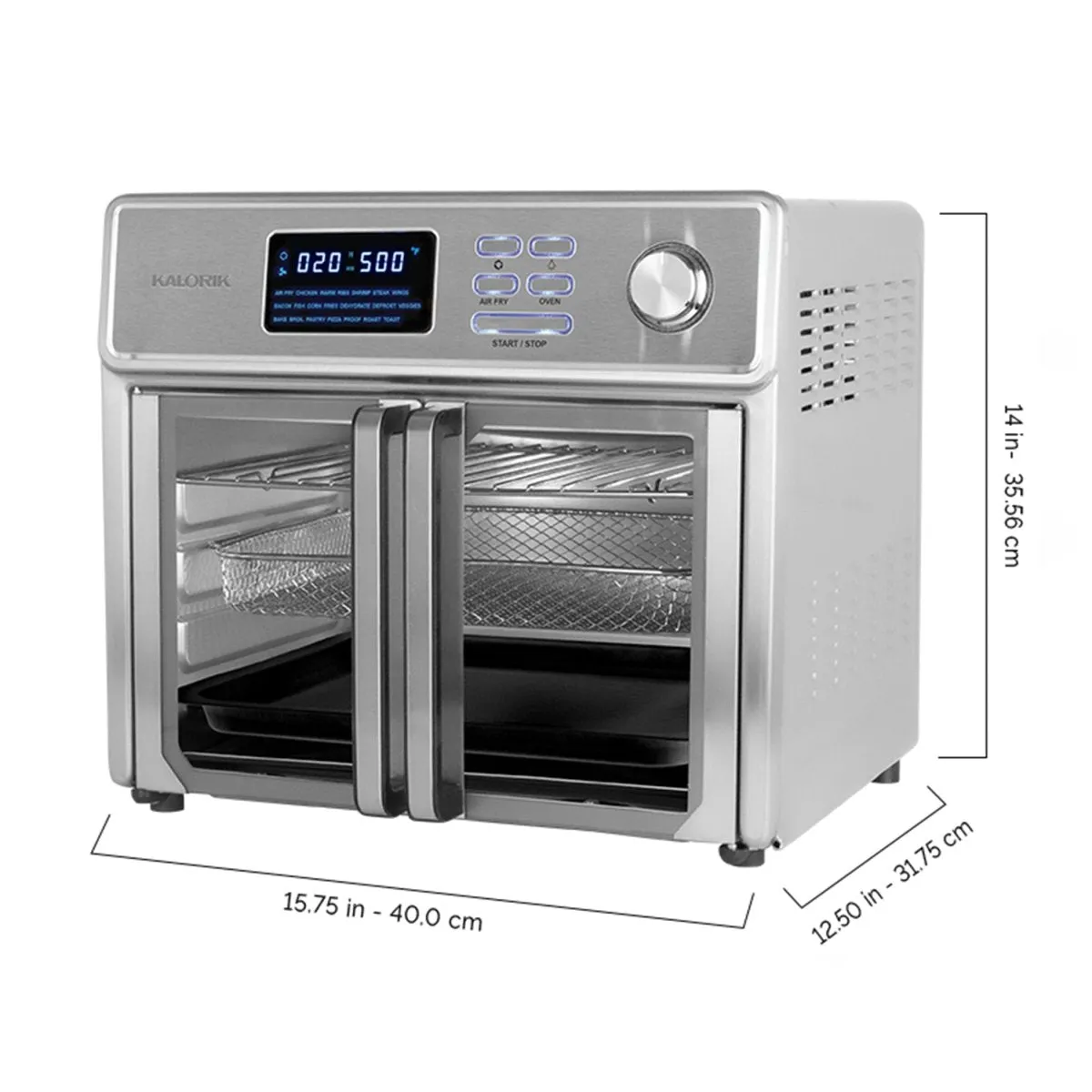 Kalorik Maxx AFO 46045 SS forno friggitrice 26 Qt inox