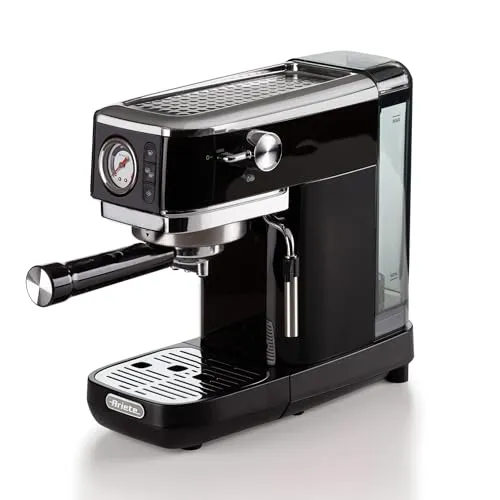 Ariete 1381 macchina espresso nera 15 bar manometro