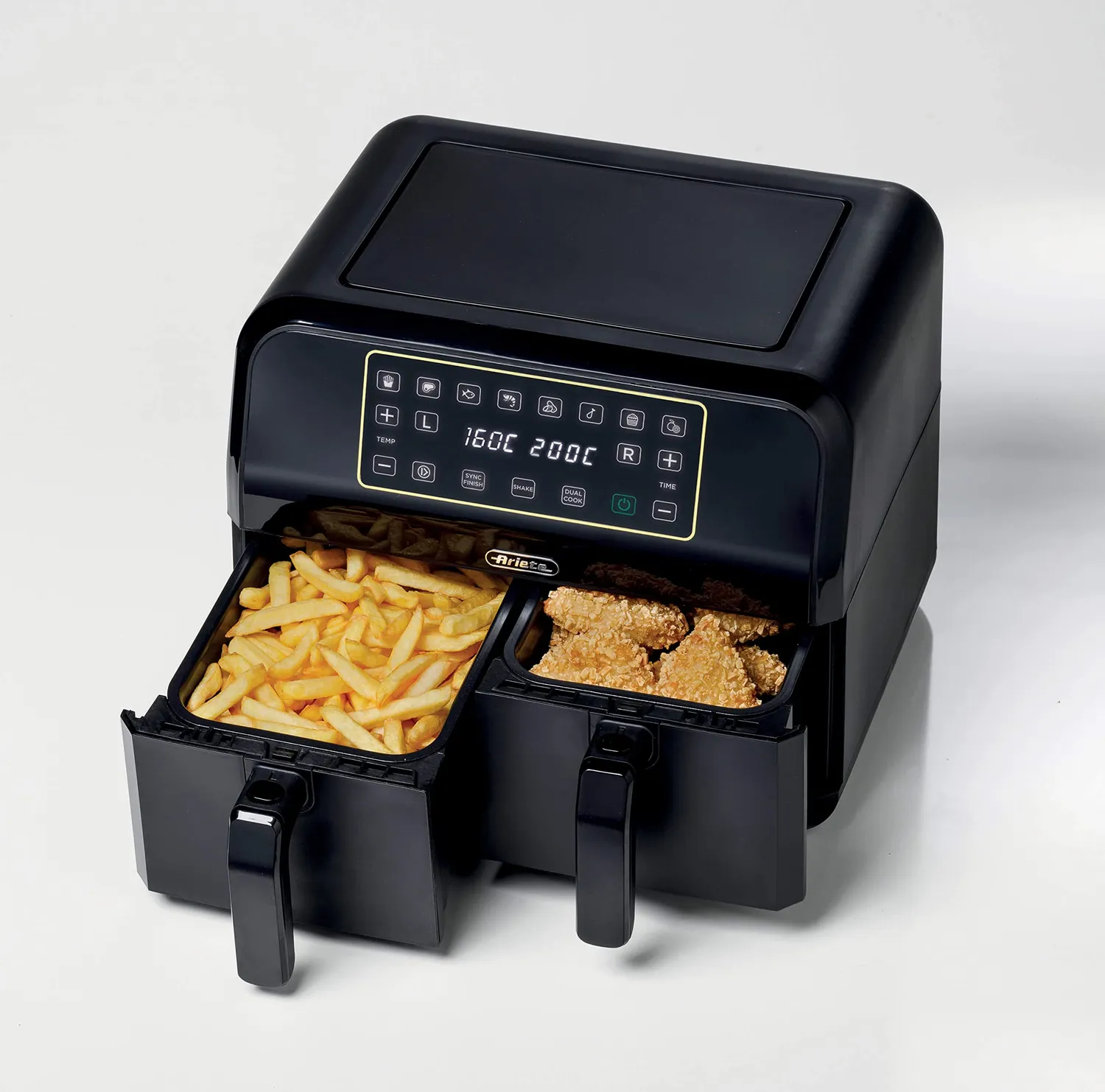 Ariete 4623 Airy Fryer Dual friggitrice 8L nera
