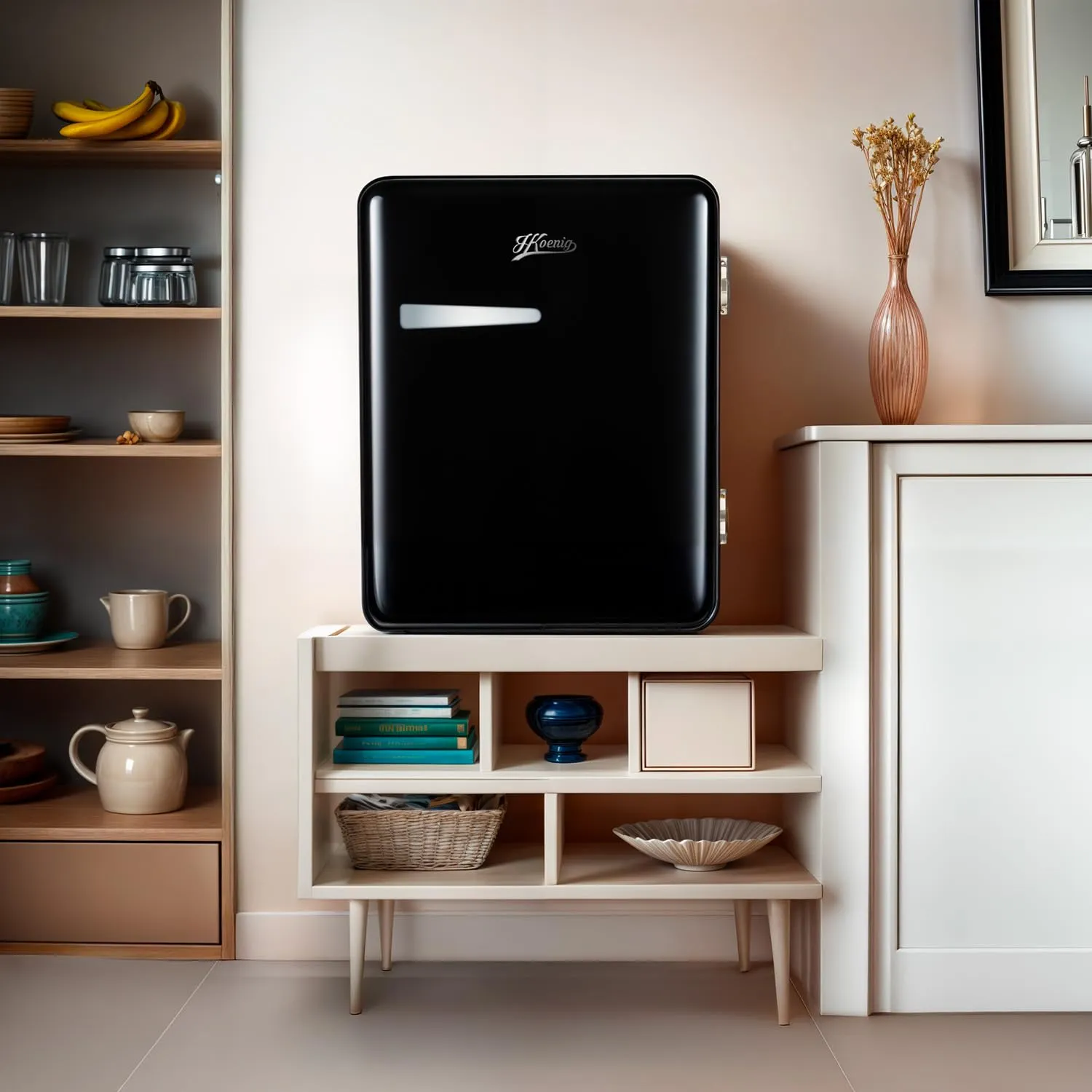 Koenig TOAD9 minibar retrò 31 L nero