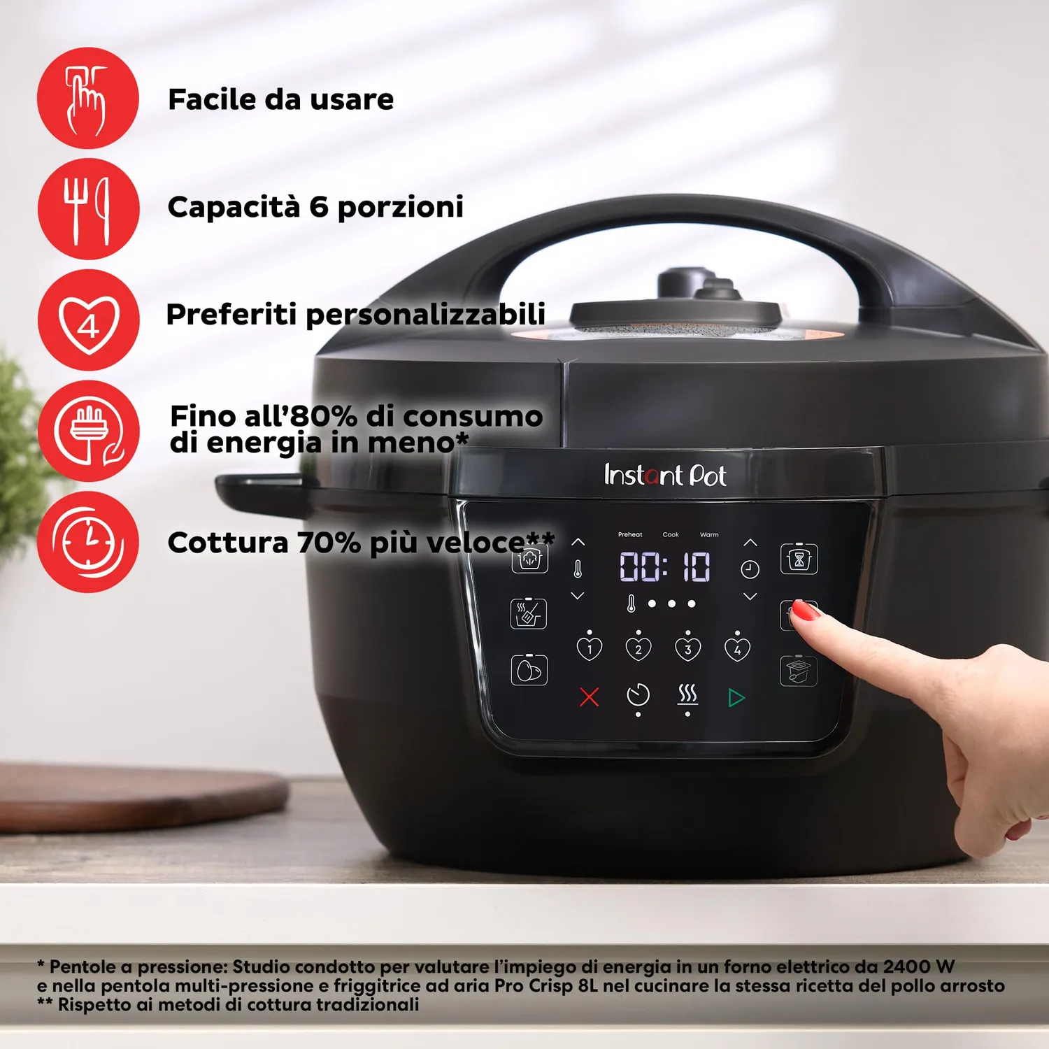 Instant Pot XL multicooker 7in1 7,1L pressione