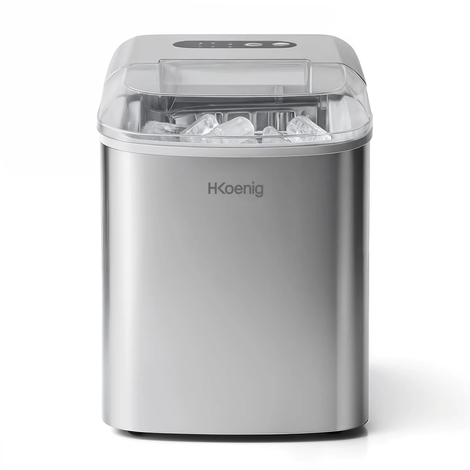 H.Koenig KBP40 macchina del ghiaccio 2,8 L inox 15kg