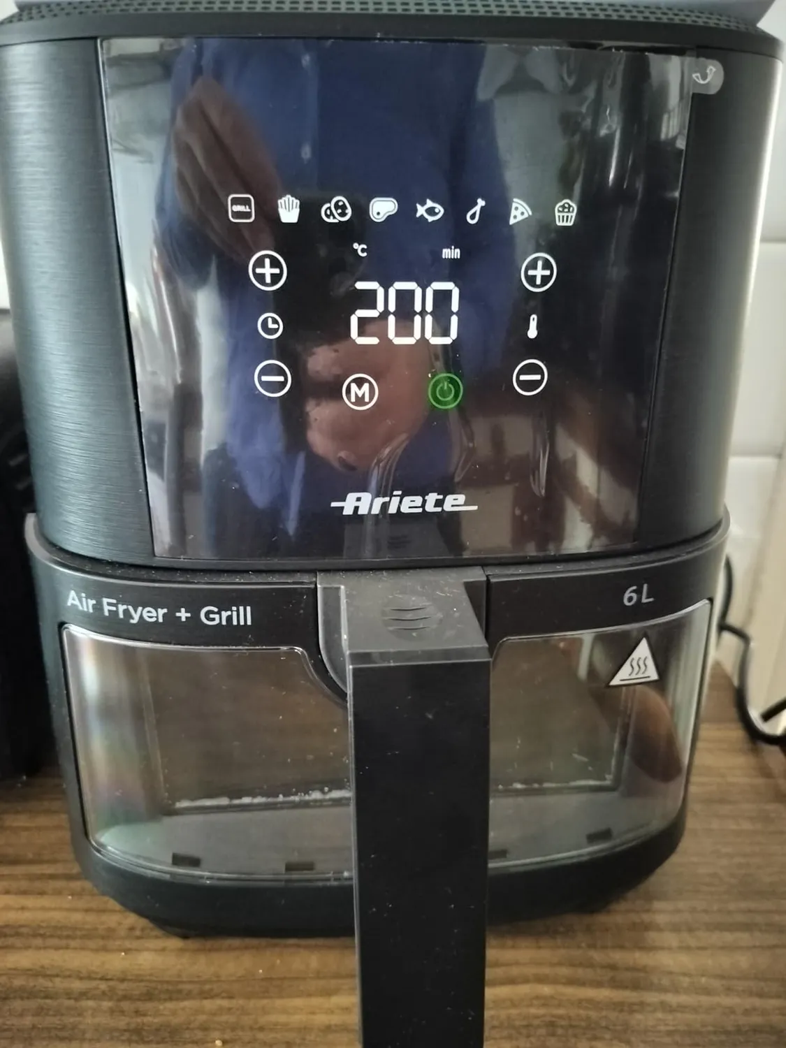 Ariete 4626 Friggitrice ad Aria 6 L Nero 8 Programmi