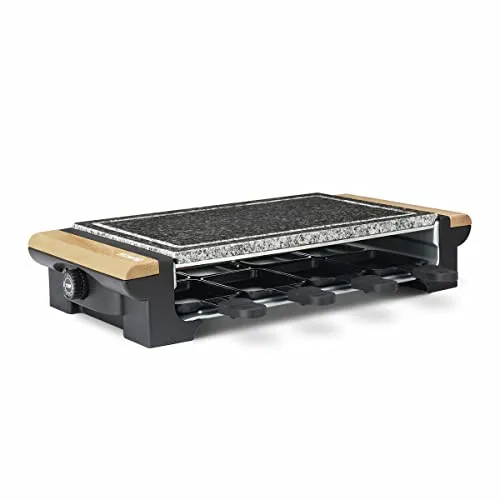H.Koenig RP328 raclette grill pietra granito 8 persone