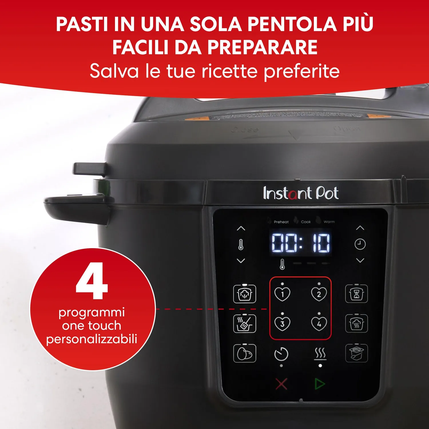 Instant Pot Multicooker 7in1 Pentola 5,7L 6 Porzioni