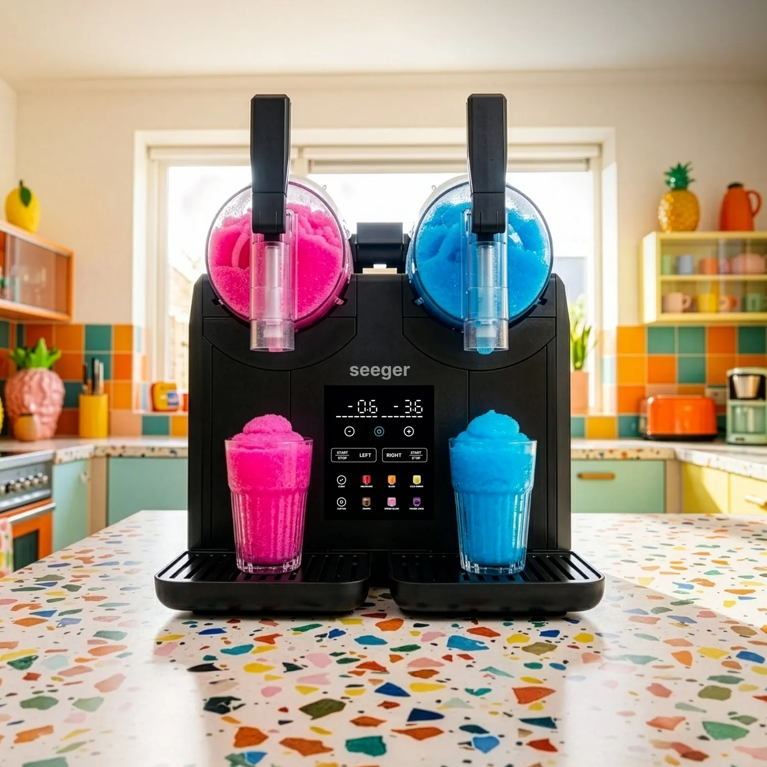 Seeger SuperSlush Twin macchina granita doppia 2x2L
