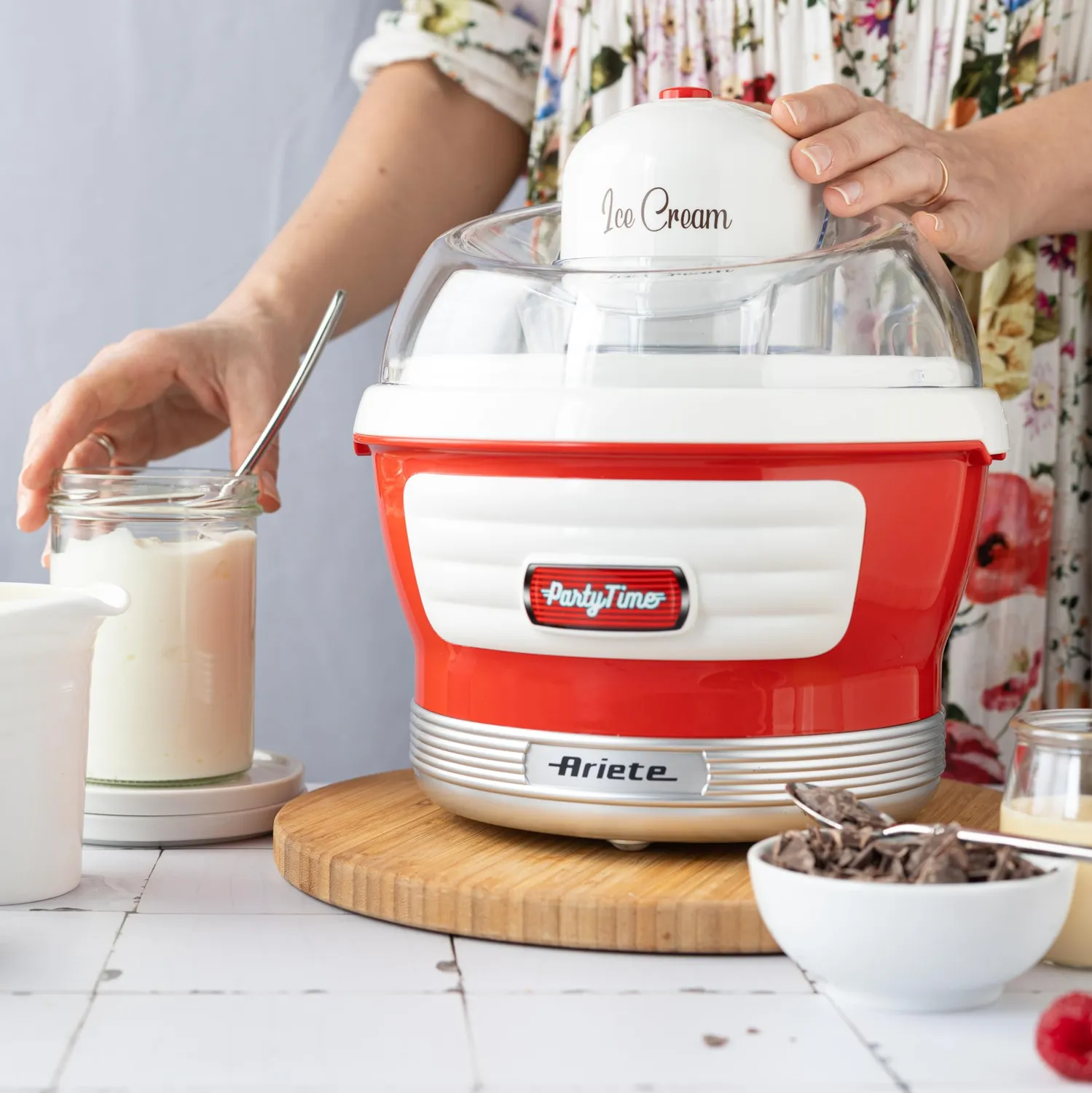 Ariete Party Time 643 gelatiera rossa 1,5L 12W