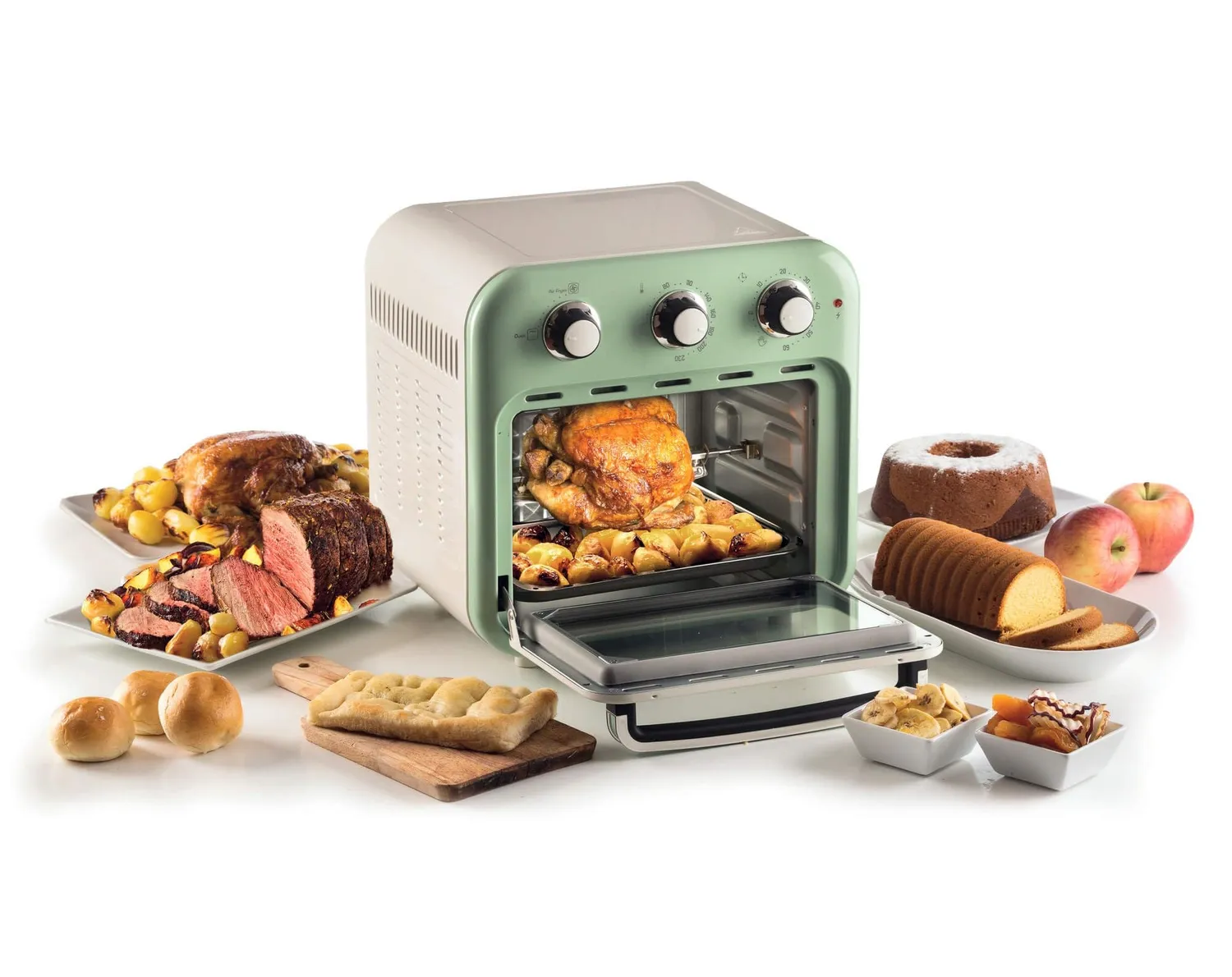 Ariete Vintage 4632 friggitrice forno verde 16L