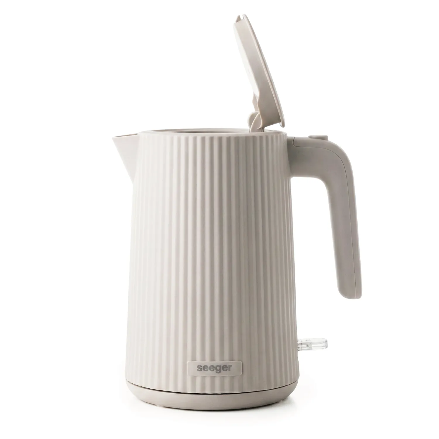 Seeger bollitore elettrico beige costolato 1,7L