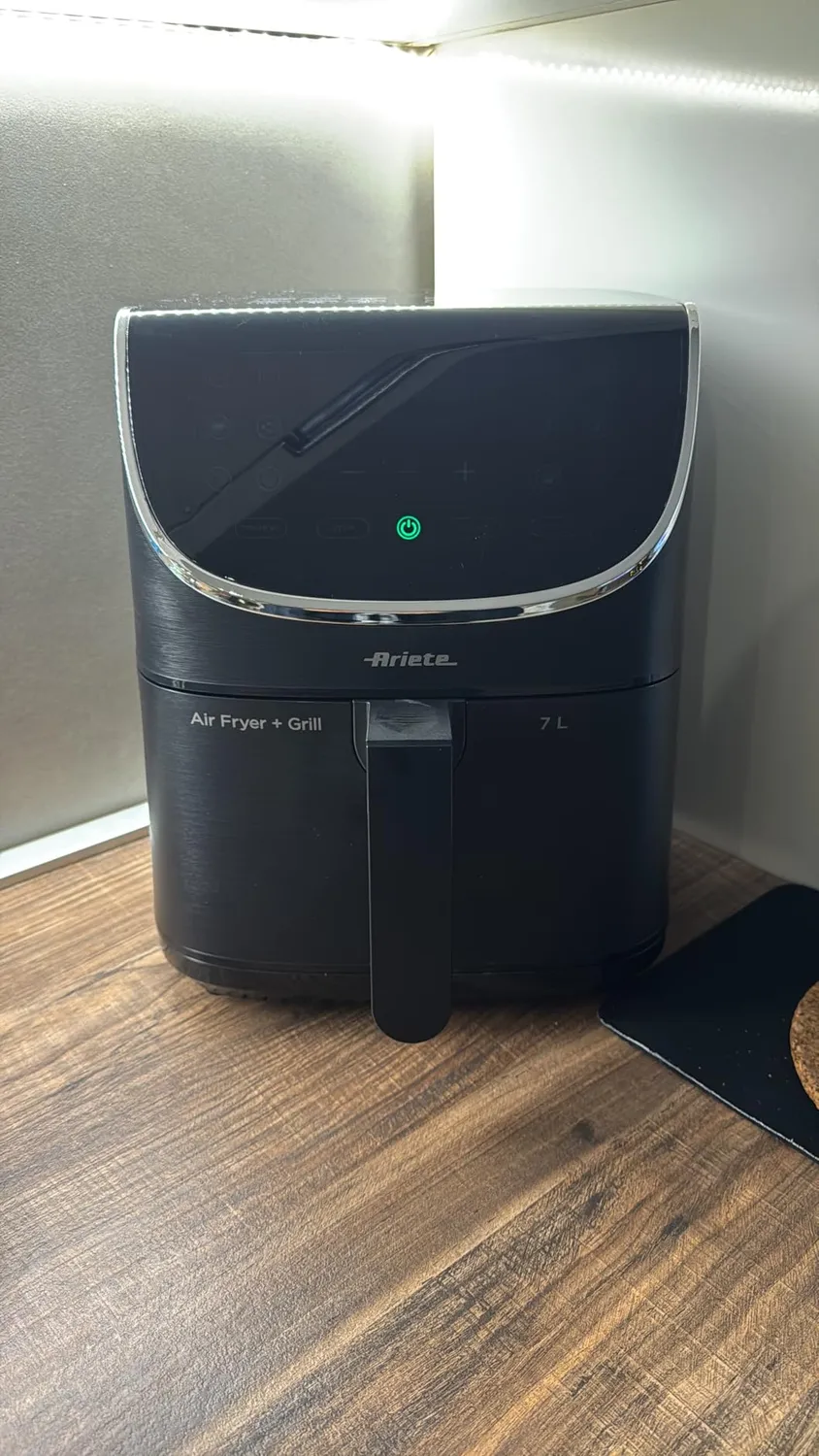 Ariete Airy Fryer 4627 Friggitrice ad Aria 7L Nera Max Crisp